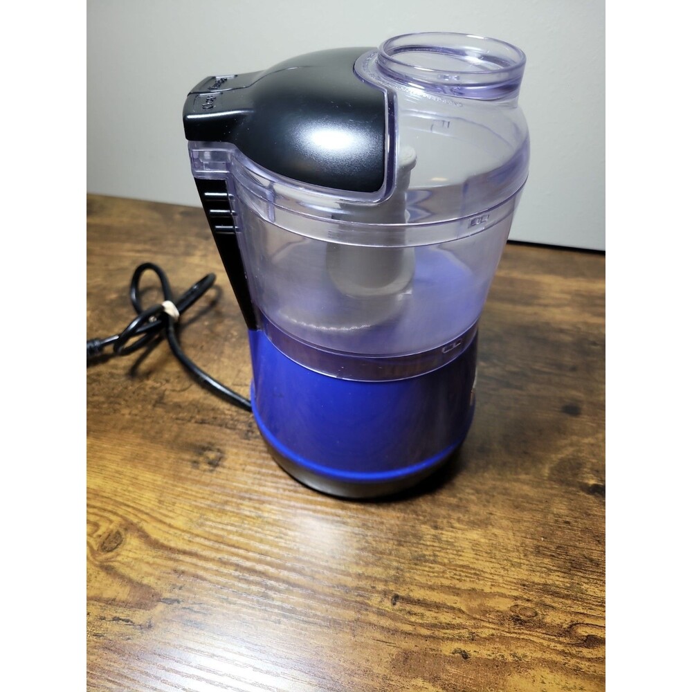 Kitchenaid Empire Blue  3.5 Cup Food Chopper  2 Speed Works - Picture 13 of 16